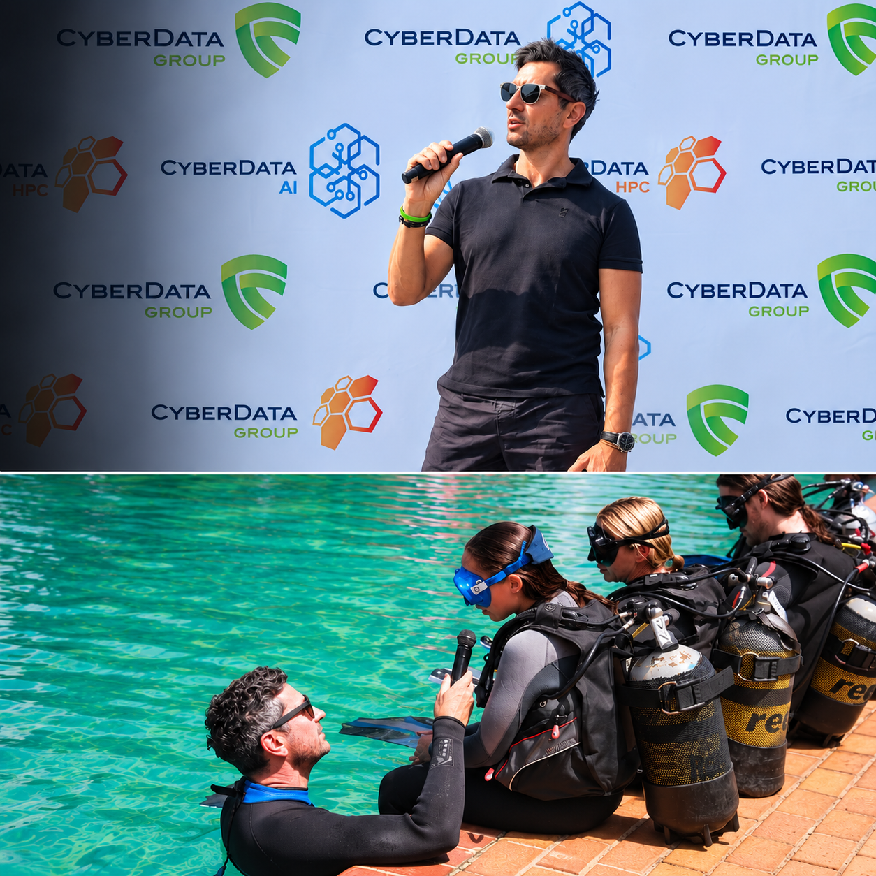 Bennum Master of Ceremonies hosting an outdoor event in South Africa