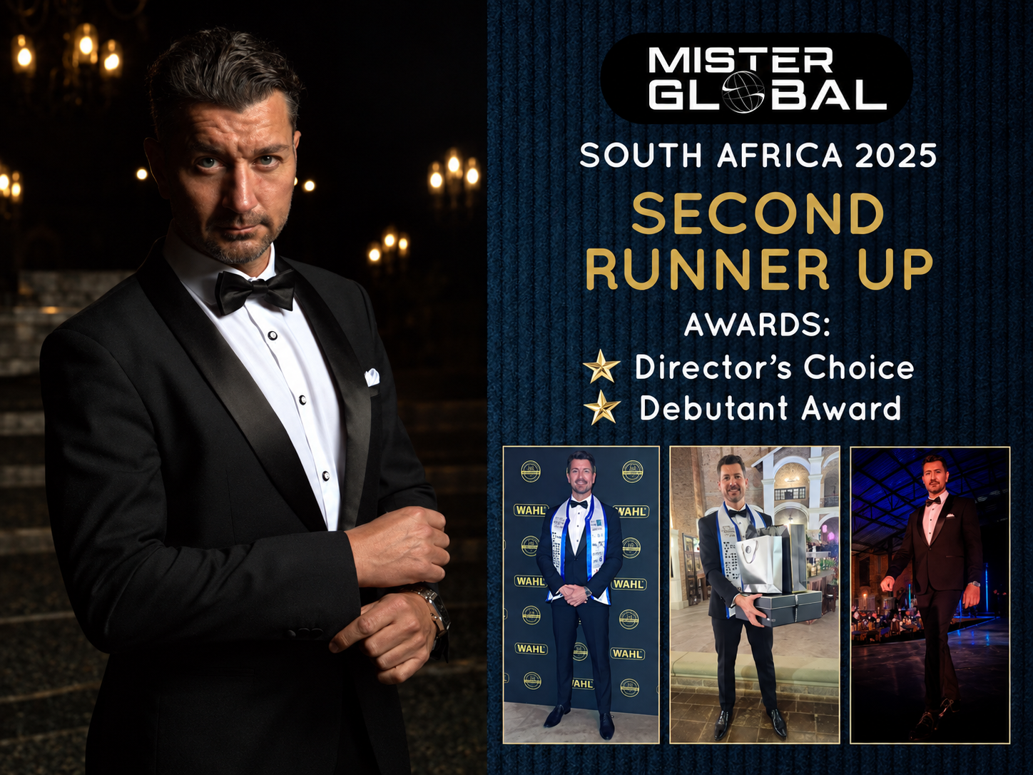 MISTER GLOBAL SOUTH AFRICA · PERSONAL JOURNEY · 2025
